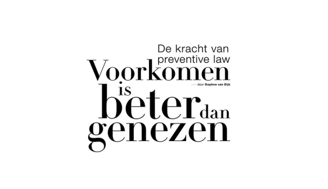 De kracht van preventive law