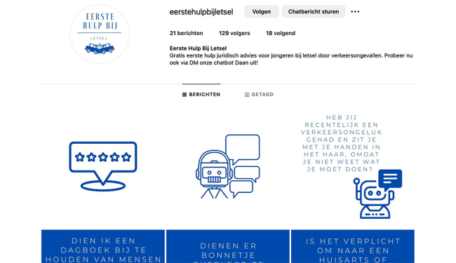 Daan, de letselschade chatbot