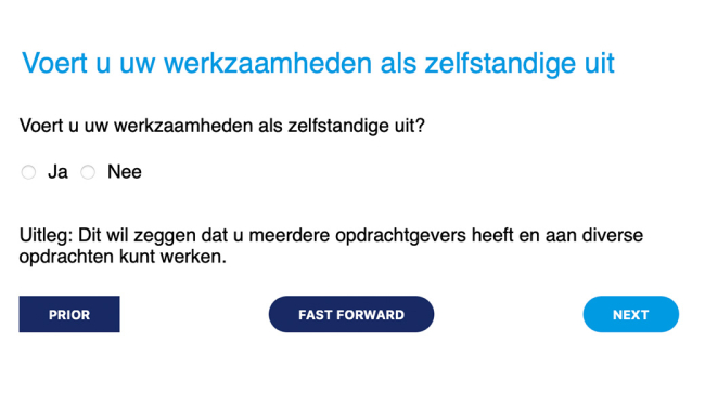 Zelfstandige of werknemer?