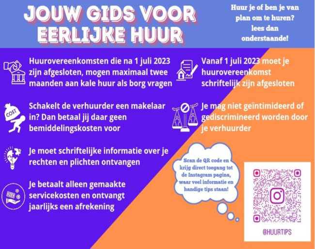 Instagram-pagina Huurtips