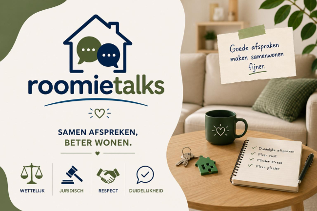 Roomietalks: samen afspreken, beter wonen